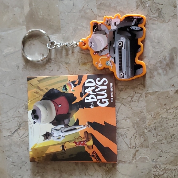 **SALE**Bad Guys Keychain - Picture 1 of 2